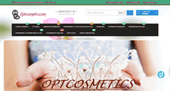 Desktop Screenshot of optcosmetics.com
